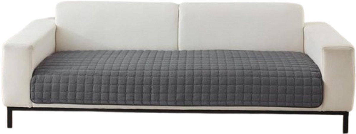 Sofa cover - Corner sofa cover - Flannel sofa cover - Winter sofa cover - Winter - Sofa cover - Corner sofa cover (1/2/3/4 seater) - L-shaped sofa cover - Grey - 70 x 90 cm