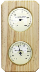Indoor Thermometer - Indoor Thermometer - Thermometer - Weather Station - Hygrometer - Waterproof Wall-Mounted Thermometer and Hygrometer - Suitable for Indoor Bathroom, Sauna, Baby's Room