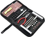 46-piece set - Rim repair kit - for motorcycle, moped or car - Tire repair kit - Complete repair kit for car and motorcycle - 20.5 x 14.5 x 4.5 cm