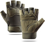Gloves - Cycling Gloves - Gloves - Winter Gloves - Sports Gloves - Motorcycle Gloves - Padded Mittens - For Cycling, Walking, Climbing and Outdoor Sports - Army Green (M)