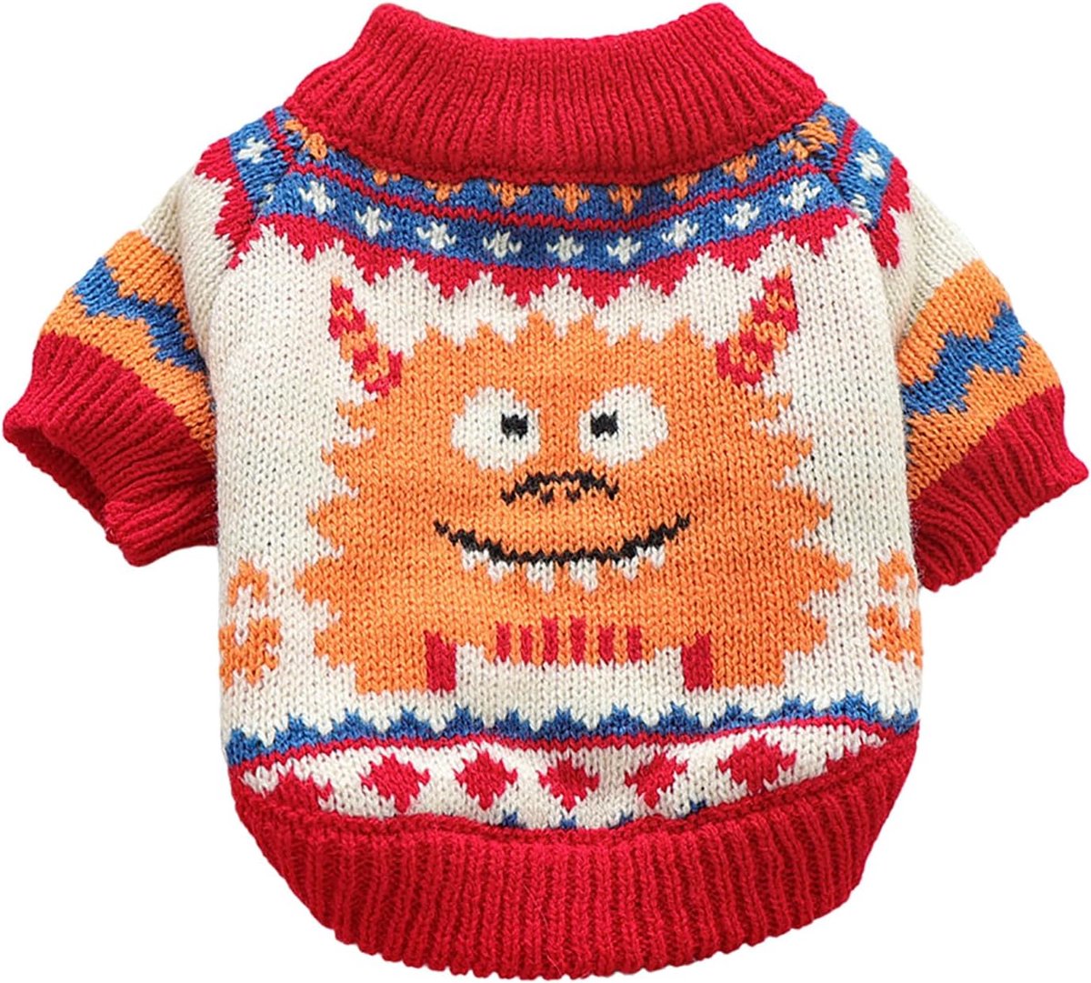 Dog Coat - Dog Sweater - Sweater for Small Dogs - Dog Sweater - Winter Knitted Sweater - Warm and Lightweight Cat Sweater - Perfect for Chihuahuas - Holidays - Christmas Decorations - Christmas - Size M