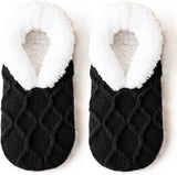 Socks - Warm socks - Indoor socks - Women's slippers - Warm winter socks - Fleece socks - Comfortable - Winter warmth - Ultra-comfortable women's indoor slippers - One size fits all - Black