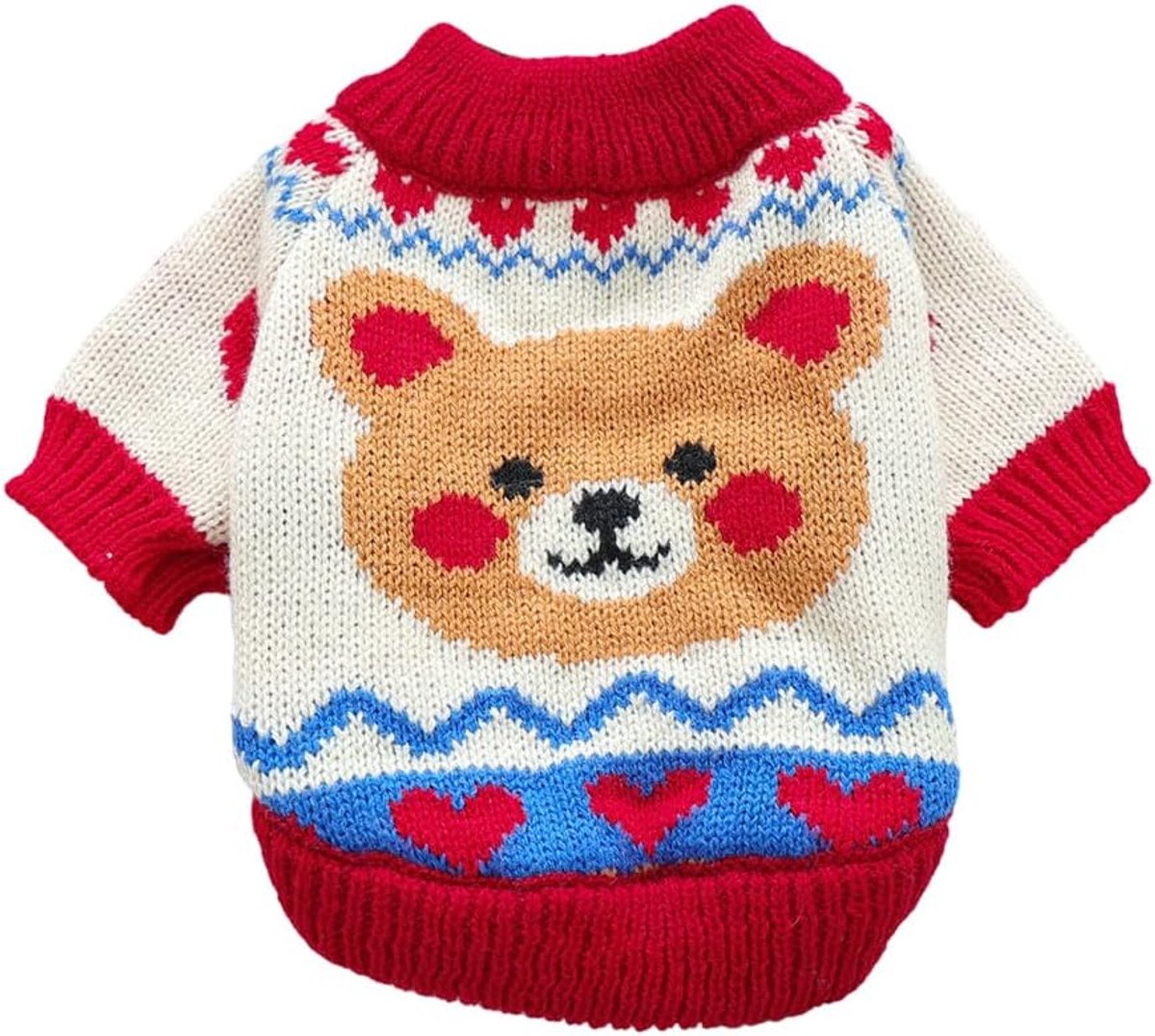Dog Coat - Dog Sweater - Warm Winter Dog Clothes - Knit Sweater - Dog Pullover - Lightweight and Warm Cat Sweater - Perfect for Chihuahuas - Birthday Clothes - Christmas Decorations - Christmas - Size M