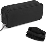 Pencil case - Pencil case - Pencil case - Pencil case for boys and girls - School pencil case - Large pencil case - Pencil cases for school - Black