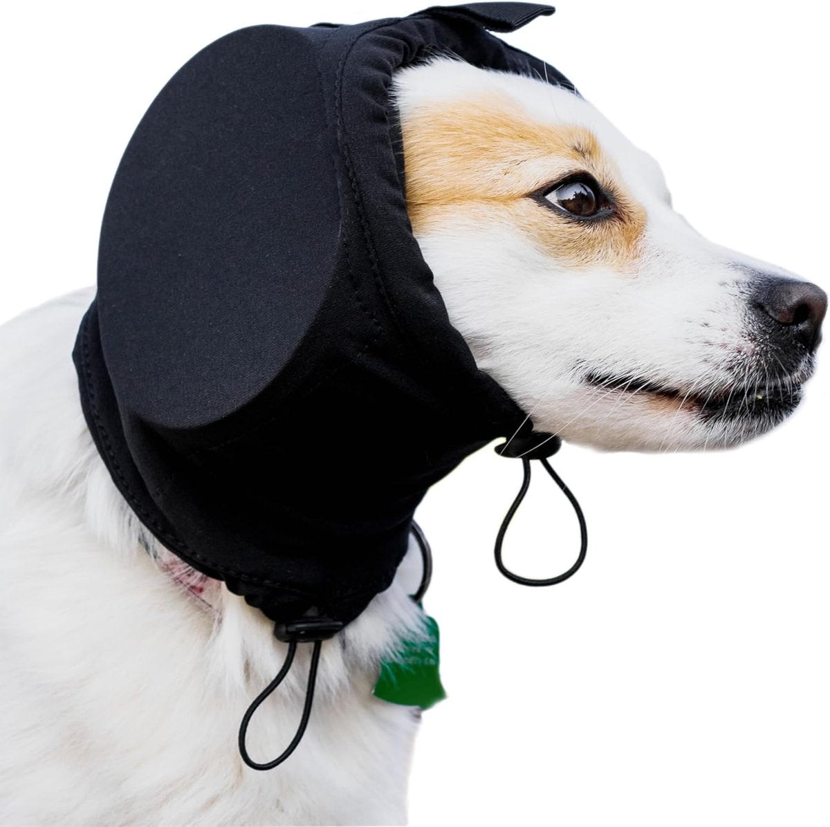 Noise-canceling ear protection for dogs - Protection against fireworks and thunderstorms - Washable and noise-canceling - Warm design - Suitable for all dog breeds - Black, size XL