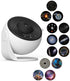 360° Starry Sky Night Projector with Solar System, Moon, Nebula, Galaxy, and Astronaut - Projector for Children and Adults - Mood Light - Bedroom Mood Light - Star Projector - Galaxy Projector - Starry Sky - White