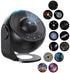 360° Starry Sky Night Projector with Solar System, Moon, Nebula, Milky Way, and Astronaut - Projector for Children and Adults - Mood Light - Bedroom Mood Light - Star Projector - Galaxy Projector - Starry Sky - Black