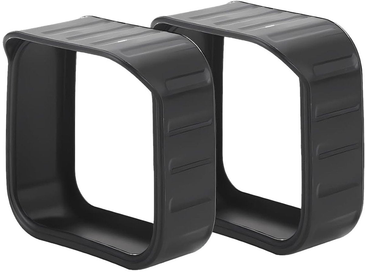 Protective Camera Covers - Pack of 2 Silicone Protectors - Flexible and Lightweight - Scratch Resistant - Made of Silicone - For Security Cameras with Flash