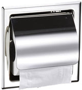 Toilet paper holder - Integrated toilet paper holder - Silver toilet paper holder - Toilet paper holder - Toilet paper holder - Stainless steel - For bathroom - Toilet paper holder