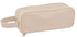 Pencil case - Large capacity - Suitable for boys and girls - Waterproof - Expandable - Toiletry bag - Cosmetic and office supply bag - Off-white