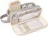 Pencil Case - Large Capacity - Waterproof and Expandable - Pencil Case for Boys and Girls - School Supplies - Suitable for Stationery, Makeup, Cosmetics, Travel, and Office Supplies - Beige
