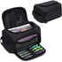 Pencil case for boys and girls - Pencil case for adults - School pencil case - 24 x 13 x 13 cm - Black