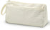 Corduroy Pencil Case - Pretty pencil case with a practical zipper - Makeup bag - Suitable for school-aged teenagers, boys and girls - white