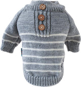 Dog Coat - Dog Sweater - Dog Jumpsuit - Cat Overalls - Striped Puppy Sweater Coat - Puppy Pyjamas - Dog Sweatshirt - Perfect for Party Costumes - Grijs - Party Decoration - Christmas - Size XL