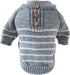 Dog Coat - Dog Sweater - Dog Jumpsuit - Cat Overalls - Striped Puppy Sweater Coat - Puppy Pyjamas - Dog Sweatshirt - Perfect for Party Costumes - Grijs - Party Decoration - Christmas - Size XL