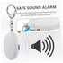 Alarm - Personal Alarm - Alarm Keychain - Powerful SOS Siren Button for Women - Anti-kit - Compact and User-Friendly Keychain Alarm with LED Light (White)