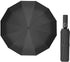 Parasol - Folding Storm Umbrella - Large Umbrella - 105cm Extendable - Large Folding Umbrella with 24 Self-Expanding Ribs - Folding Storm Umbrella - Storm Resistant up to 100km/h - Black