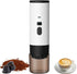 Coffee maker - Coffee machines - Portable coffee maker - 3-in-1 coffee maker - Portable electric espresso machine - Coffee maker for travel, camping, car, camper van, suitable (Wit)
