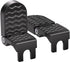 Rear bicycle pedals - Bicycle pedals - pedal - aluminum bicycle pedals - non-slip electric bicycle pedals - folding pedals - for electric bikes, mountain bikes, folding bikes - 15 mm U-slot - black