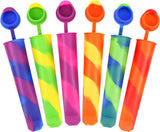 Ice Pop Mold - Ice Pop Mold - Set of 6 Ice Pops - Ice Pop Mold with Lid - Silicone Ice Pop Mold - Reusable Ice Pop Mold for Kids - BPA Free