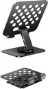 Universal tablet stand - Adjustable elasticity - Foldable at multiple angles (Black)