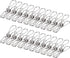 100 Stainless Steel Clothes Pegs, 60mm, Unbreakable Clips, Portable, Rustproof, 6cm Clips