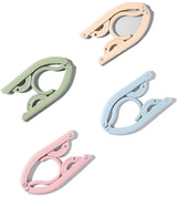 Hangers - Plastic Hangers - Set of 16 foldable plastic travel hangers - Space-saving and non-slip hangers - Multifunctional travel accessory - Suitable for home, hotel, travel and camping
