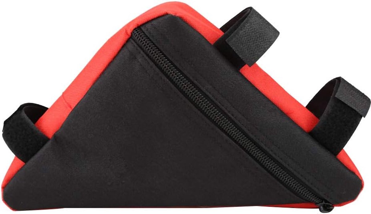 Bicycle panniers - Bicycle frame bags - Oxford outdoor saddle bag with zippered pocket and quick-release fastener - Bicycle accessories - Tool bag with triangular top tube