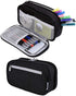 Large Capacity Pencil Case - School Pencil Case - Storage Case - Large Capacity Pencil Case for Boys and Girls - Student Office Supplies - Black