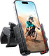 Phone holder for bicycles and motorcycles - Quick attachment - Bicycle handlebar mount - For scooters - Black and red