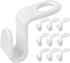 Hook - Connecting hook for hangers - 20 Hanger hooks - Ideal space saver for your wardrobe - Wit
