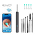 Smart Ear Cleaner with 1296P HD Camera, Wireless Earwax Removal WiFi Endoscope, Safe Inspection Intelligent Temperature Control, Black