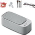 45000 Hz Ultrasonic Cleaner with 3 Cleaning Modes for Glasses Jewelry Dentures, Gray