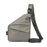 Anti-Theft Shoulder Bag Waterproof with Multiple Compartments, Unisex for Sports Travel and Excursions, Gold