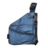 Waterproof Anti-Theft Shoulder Bag with Multiple Compartments, Unisex for Sports Travel, Blue