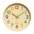 30 cm Silent Wall Clock for Kids Room Bedroom Kitchen, Colorful Learning Analog Clock, 30 cm