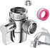 Kitchen Faucet Diverter Valve with Skimmer T-pipe Adapter for Hand Shower, Compatible with M22 M24 G1/2 Connections