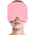 Cooling Migraine Cap with Gel Eye Mask for Headache Relief and Sleep Aid, Compatible with Oral-B, Pink