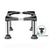 Non-slip washing machine base with vibration-damping legs, strong load-bearing capacity, 31-34cm