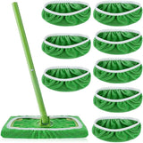 8 Replacement Cloth Covers for Swiffer Mop, Reusable Wet and Dry Cleaning Pads, Compatible with Swiffer