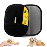 2-Pack Pet Fur Removal Glove, Double-Sided Reusable Static Hair Remover, Compatible with Cats and Dogs