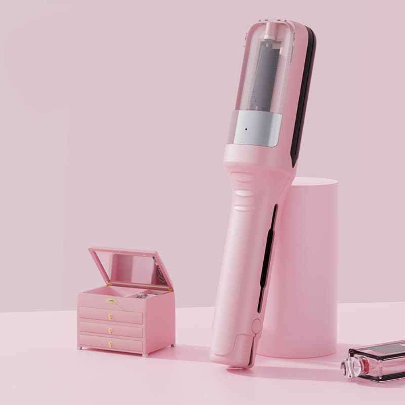 Portable Rechargeable Split End Trimmer for Travel Hair Care, Pink, New Model