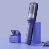 Portable Rechargeable Hair Trimmer Split End Trimmer for Travel, Protects Hair, Blue