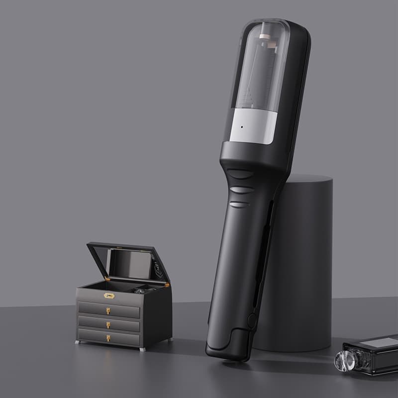 Rechargeable Split End Trimmer Portable Hair Trimmer for Travel Easy to Use, Black