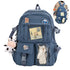 Kids Backpack with Accessories, 43x31 cm, Blue, for Children and Teens