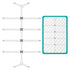 Adjustable Sheet Holders with Elastic Bands and Metal Clips for Securing Sheets Mattress Covers or Sofa Covers, White
