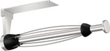 Kitchen paper holder with damping effect, no-drill or adhesive mount option, for kitchen