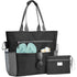 Large Capacity Waterproof Foldable Beach Bag for Shopping and Vacation, Black, Multifunctional Shoulder Bag