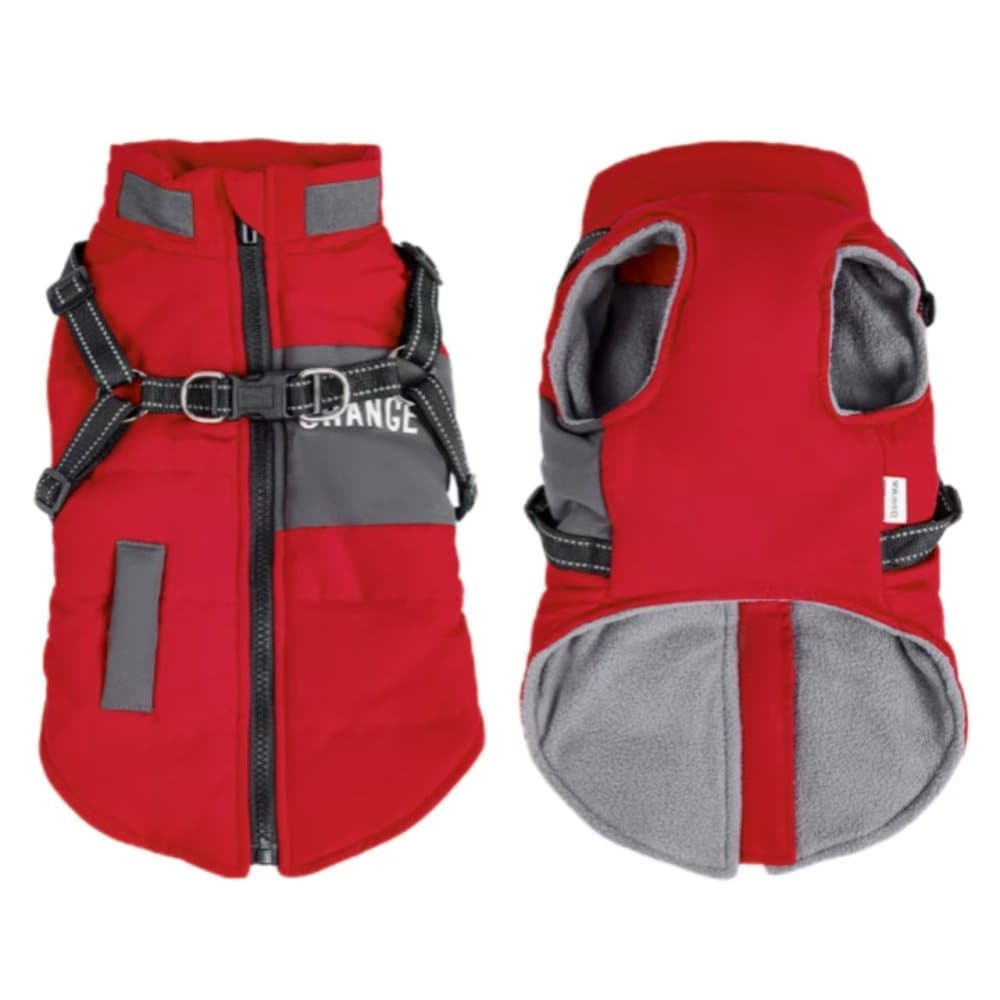 Winter Dog Vest Warm Soft Stand Collar Windproof Waterproof, Multiple Colors, S M L, XL, Red
