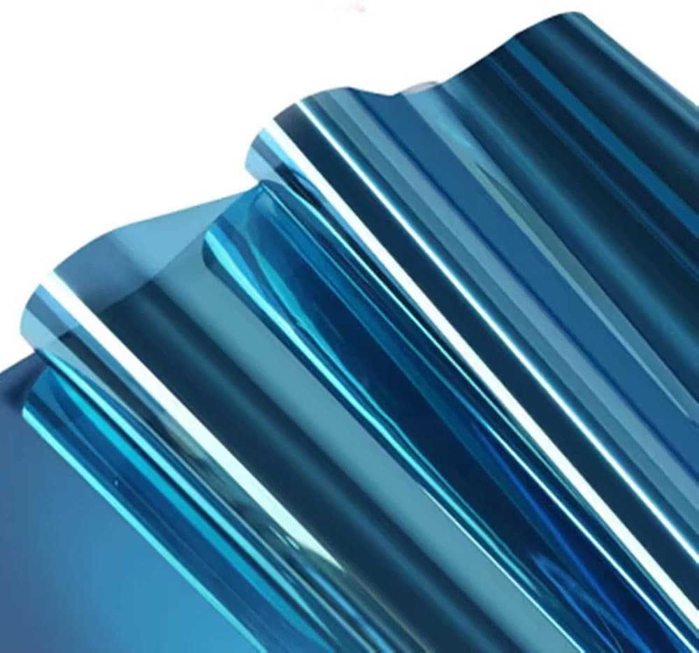 50cmx2m Self-Adhesive Window Film Mirror Reflective Sun Protection UV Block Heat Privacy, Blue